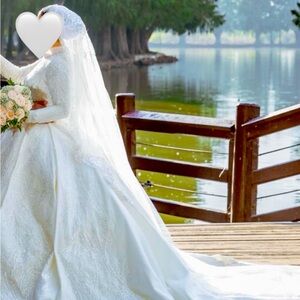 Wedding dress. Wedding gown. Suits hijabi and nonhijabi 🤍👰🏻‍♀️